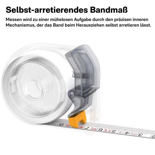LUXUSKOLLEKTION Rollbandmaß 3 m 10 ft selbstarretierend