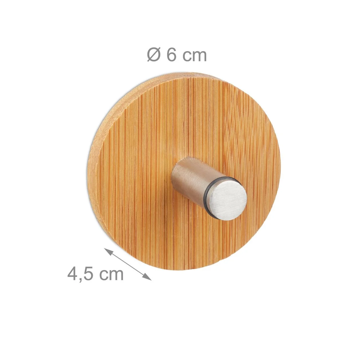 Relaxdays Kleiderhaken Set 12 selbstklebend Handtuchhaken Wandhaken