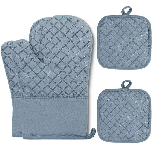 HUGERSTONE Topflappen Ofenhandschuhe hitzebeständig 260°C rutschfest