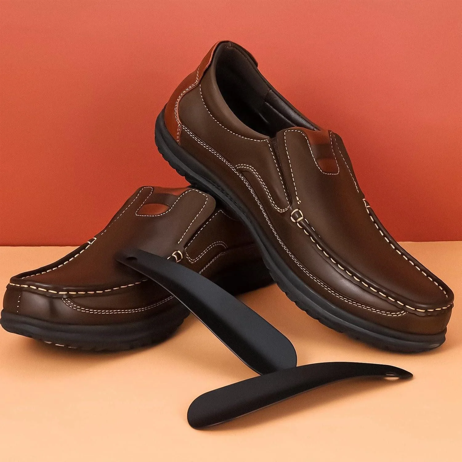 LUXUSKOLLEKTION Schuhlöffel Set 2er Metall 16 cm klein mit Loch