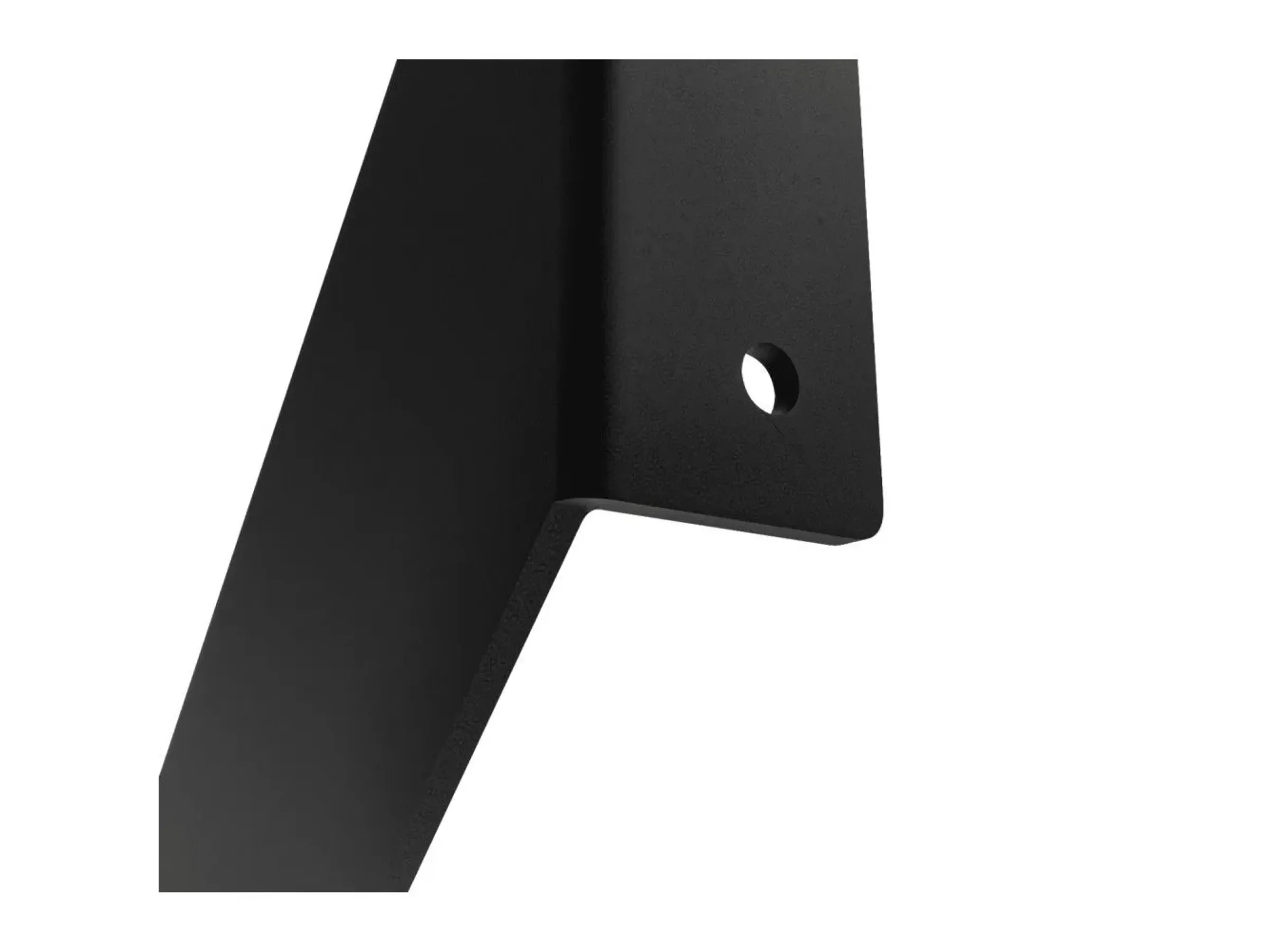 HEVVA Regalhalter LICHTENBERG 20 cm Tiefe 2er Set Schwarz Metall
