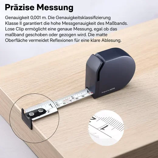 LUXUSKOLLEKTION Rollbandmaß 3 m 10 ft selbstarretierend