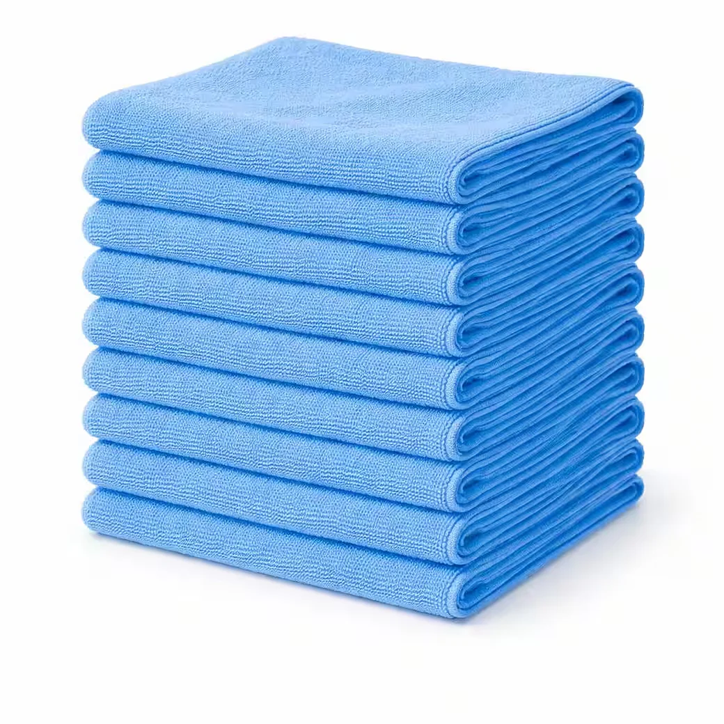 BAYLI Mikrofasertücher 10er Set 38x38 cm 210 g pro qm blau