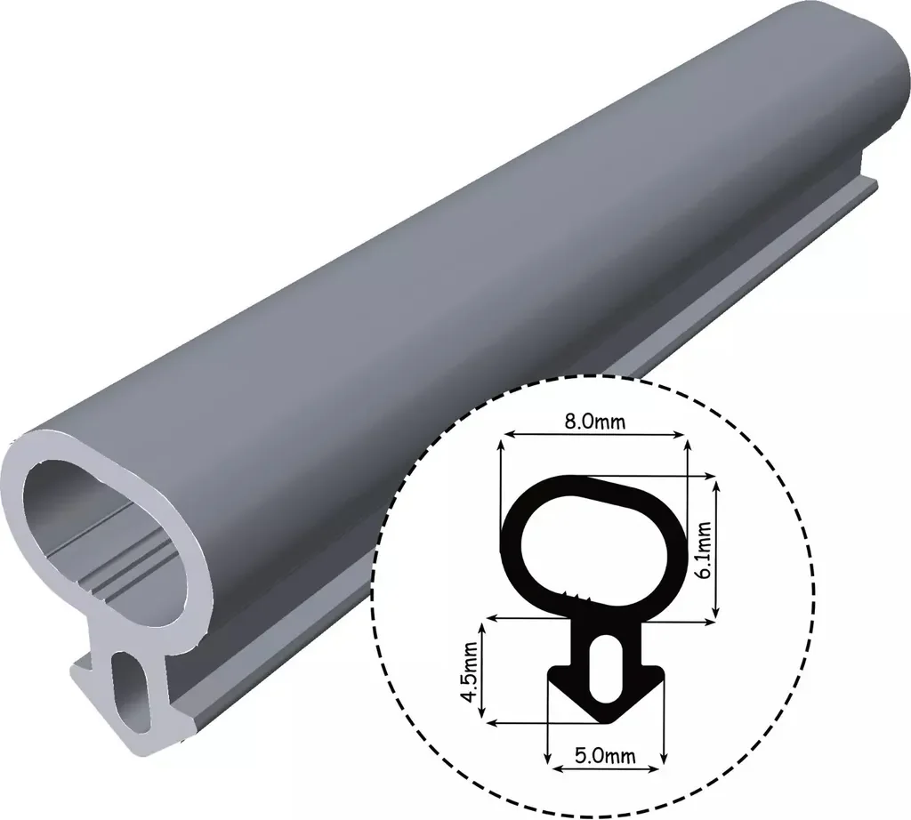 Cocos Fensterdichtung WS005G TPE 20 m grau für Fenster und Türen