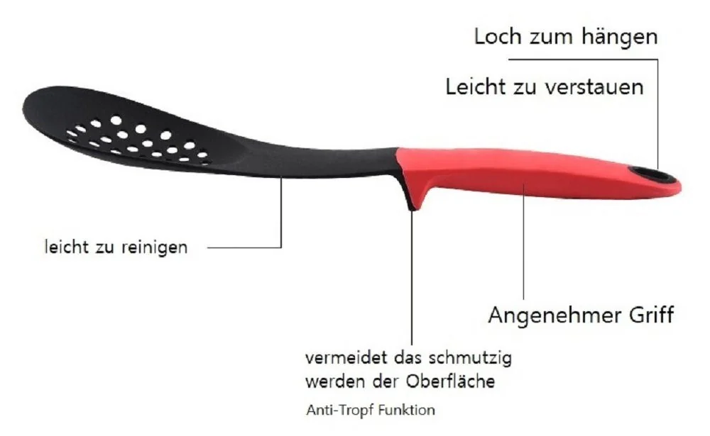 CHEFFINGER Kochbesteck Set 7-teilig Pfannenwender Schöpfkelle