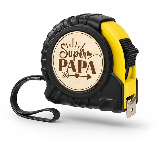 DEGGELBAM Rollbandmaß Vatertagsgeschenk für Papa und Vater