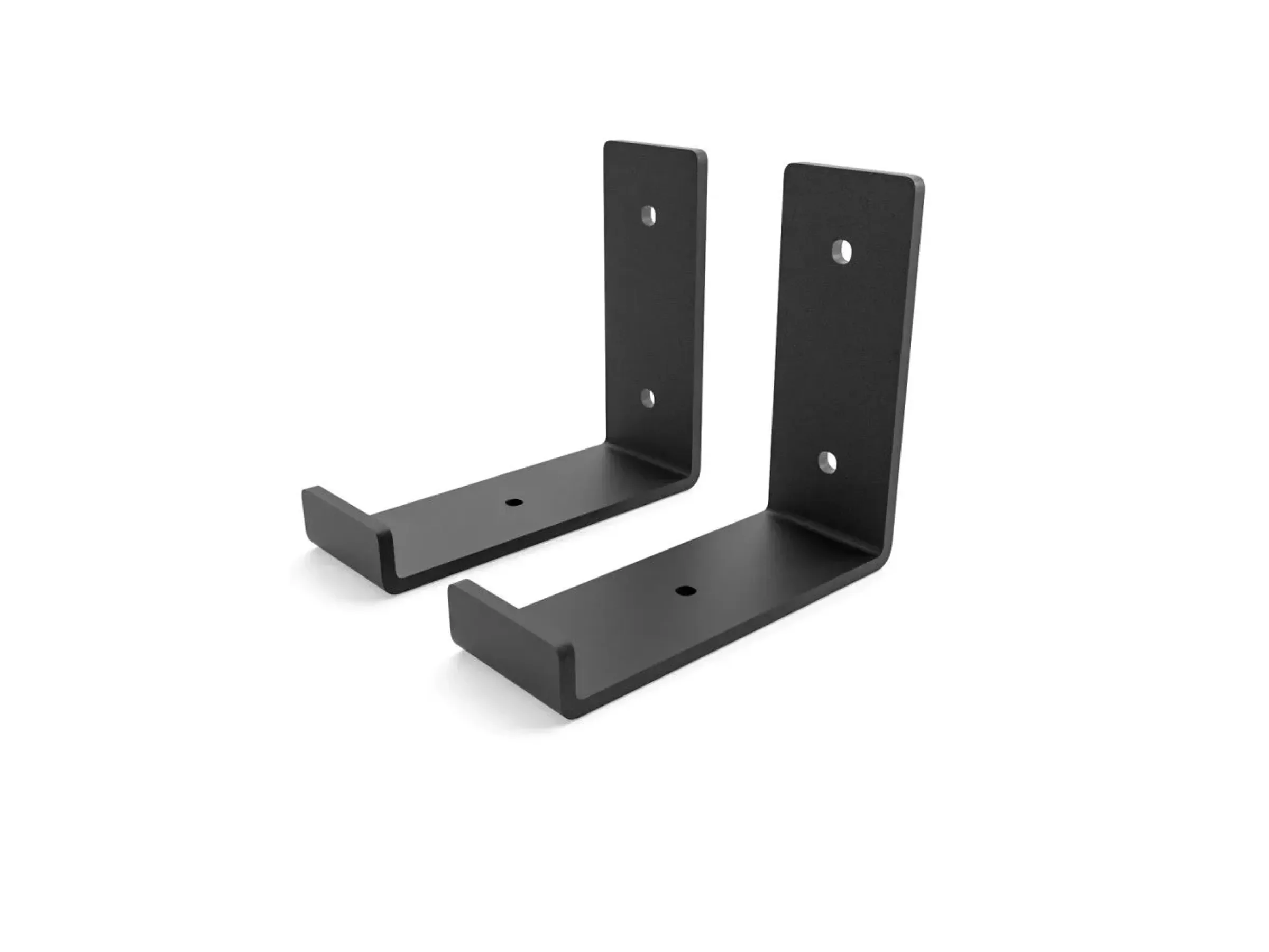 HEVVA Regalhalterung RIEDBERG 10 cm, 2er Set, Schwarz Regalwinkel