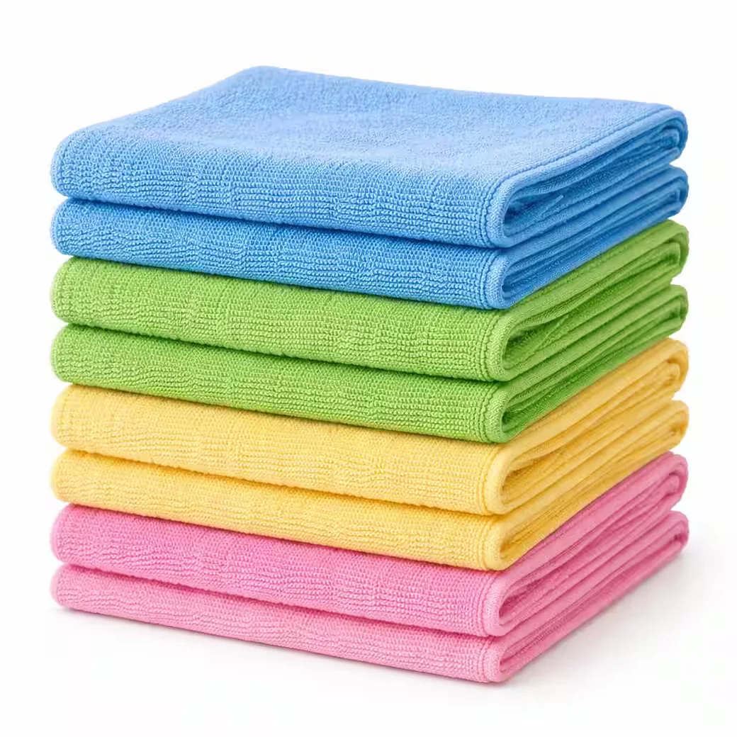 BAYLI Mikrofasertücher 8er Set 38x38 cm 210 gsm Reinigungstücher