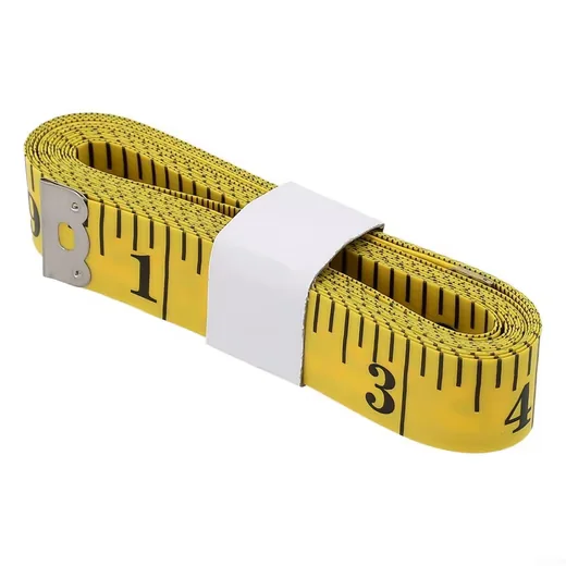 FELIXLEO Maßband 300 cm Gelb mit cm/Zoll Skala für Bekleidungsdesign