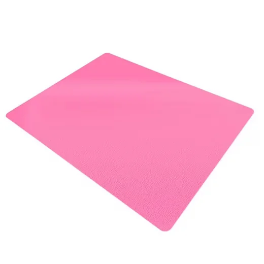 FLOORDIREKT Bodenschutzmatte für Hartböden Rosa Bürostuhlunterlage