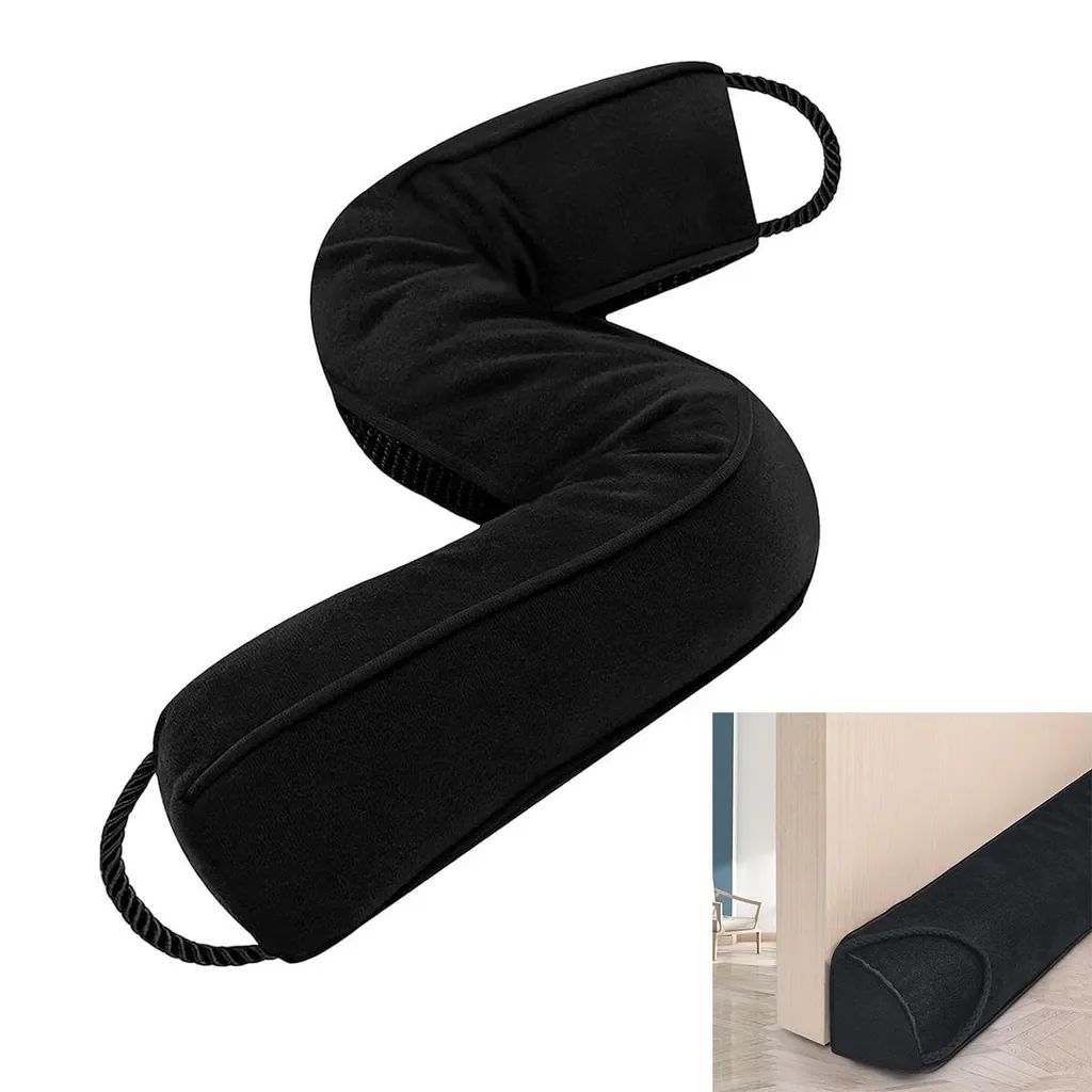 Dopwii Türdichtung unten Zugluftstopper 92x7 cm Glasperlen waschbar