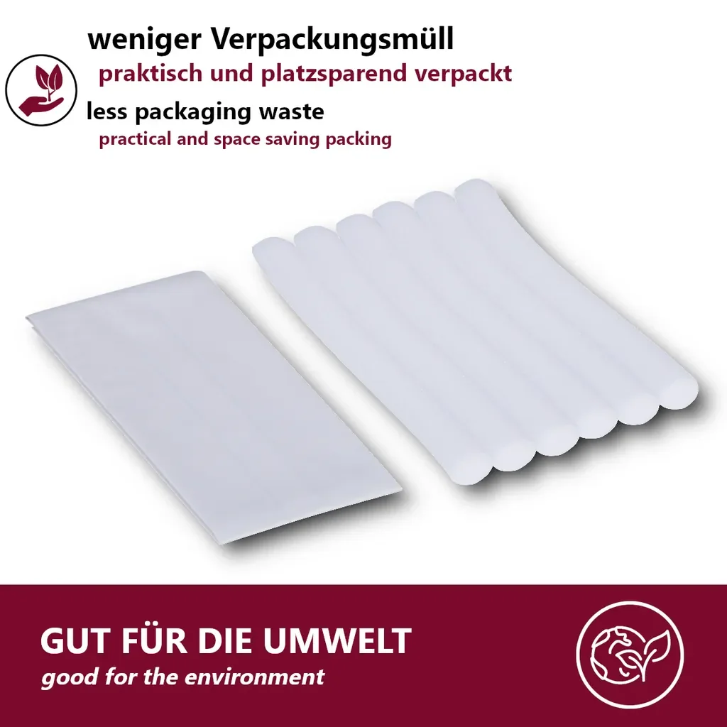 HOOZ Zugluftstopper Türdichtung für Türen, zuschneidbar, weiß