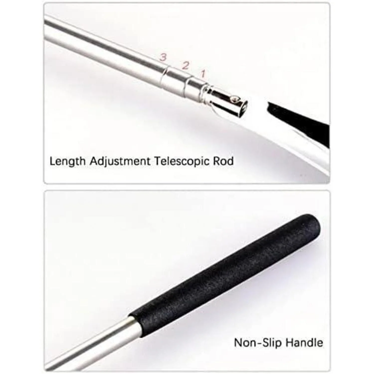 LUXUSKOLLEKTION teleskopischer Schuhlöffel 30-65 cm Kunststoff Metall