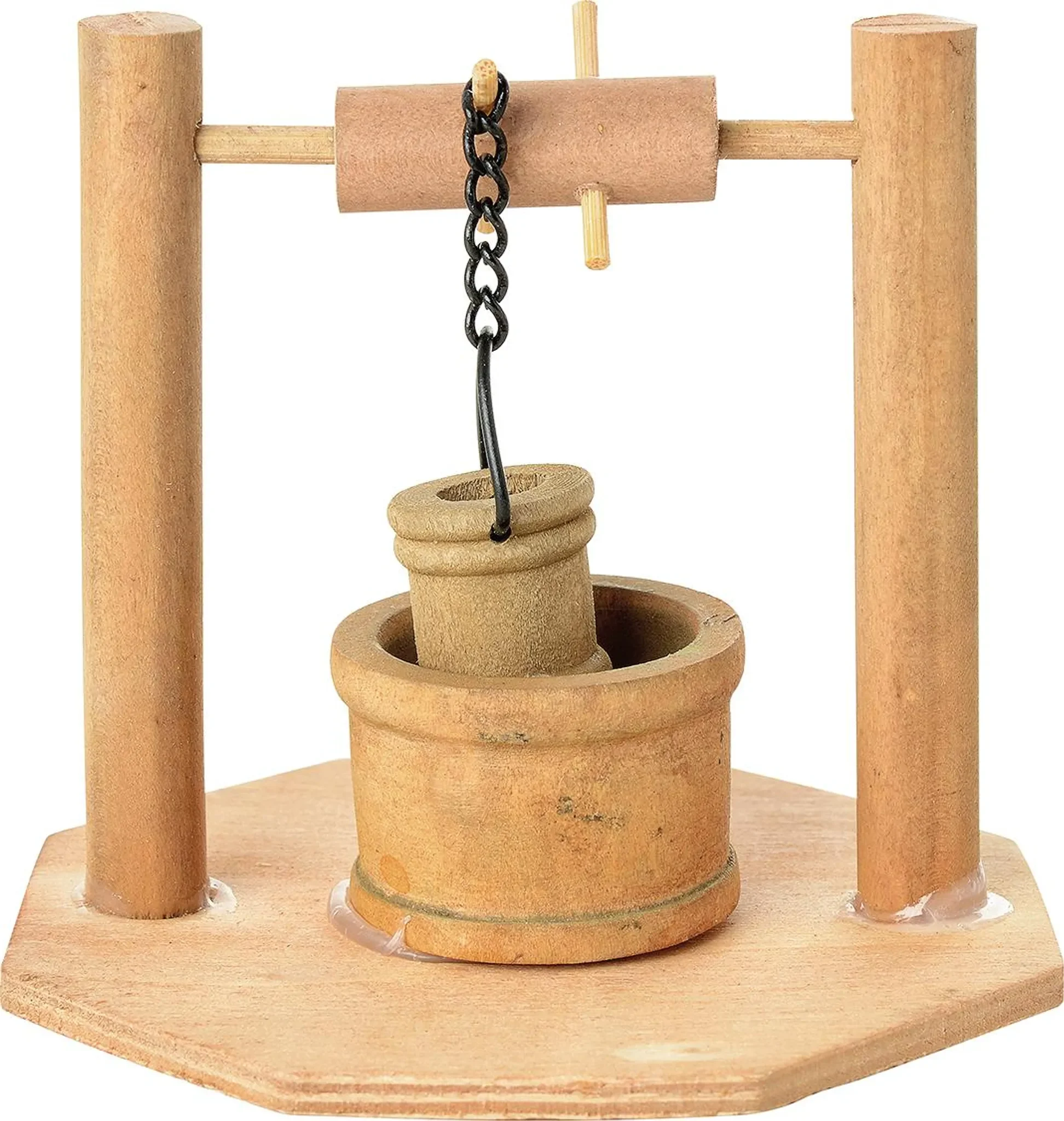 VBS Holz-Brunnen – Miniatur für Modellbau & Krippen