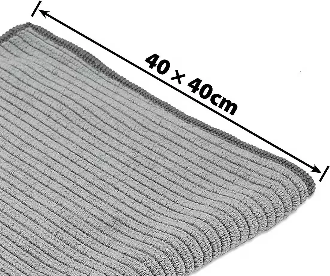 FIXEDBYU antibakterielles Mikrofasertuch 40x40 cm für Bad und Küche