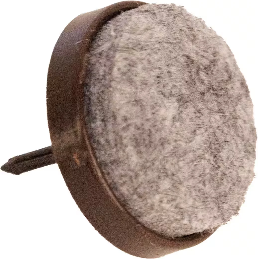 TREND LINE Filzgleiter Möbelgleiter Durchmesser 24 mm braun 24 Stück