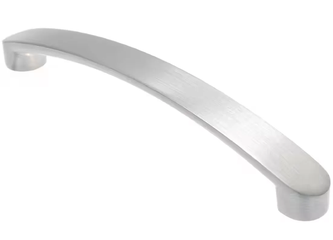 LIVINGPOINT24 Möbelgriff BA 160 mm Küchengriff Alu gebürstet Silber