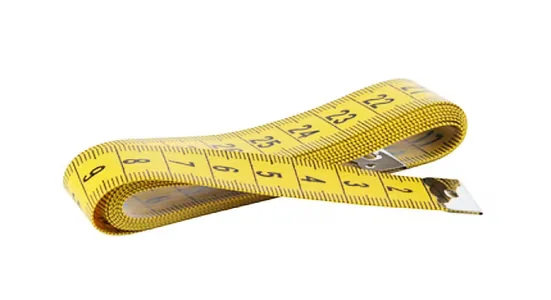 EDCO Maßband 150 cm gelb Schneidermaßband Bandmaß